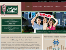 Tablet Screenshot of landmarkperry.com